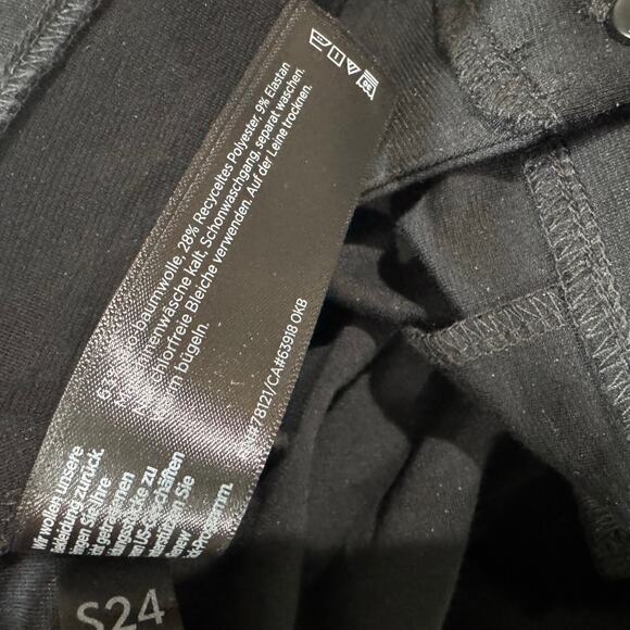 Eileen Fisher Black Cotton Blend Ponte High-Waisted Slim Pant Size XL NWT - Picture 10 of 12